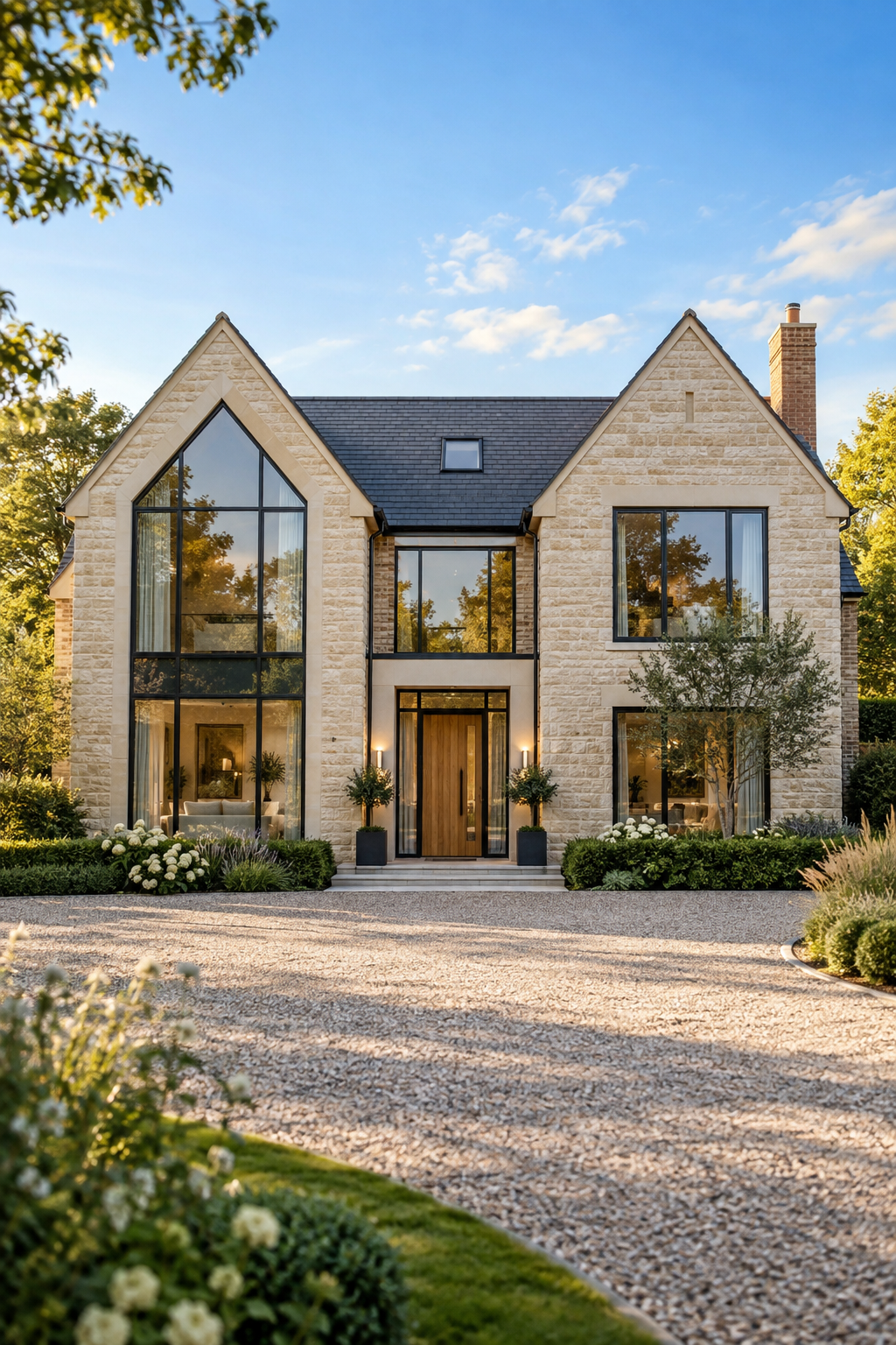 A contemporary residential property